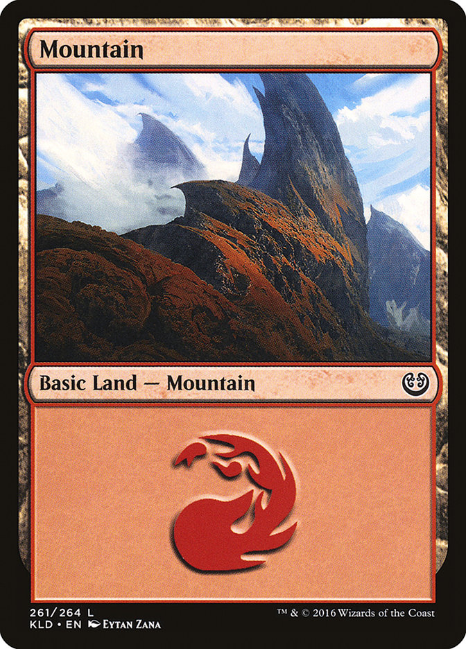 Mountain (261) [Kaladesh] | Boutique FDB TCG