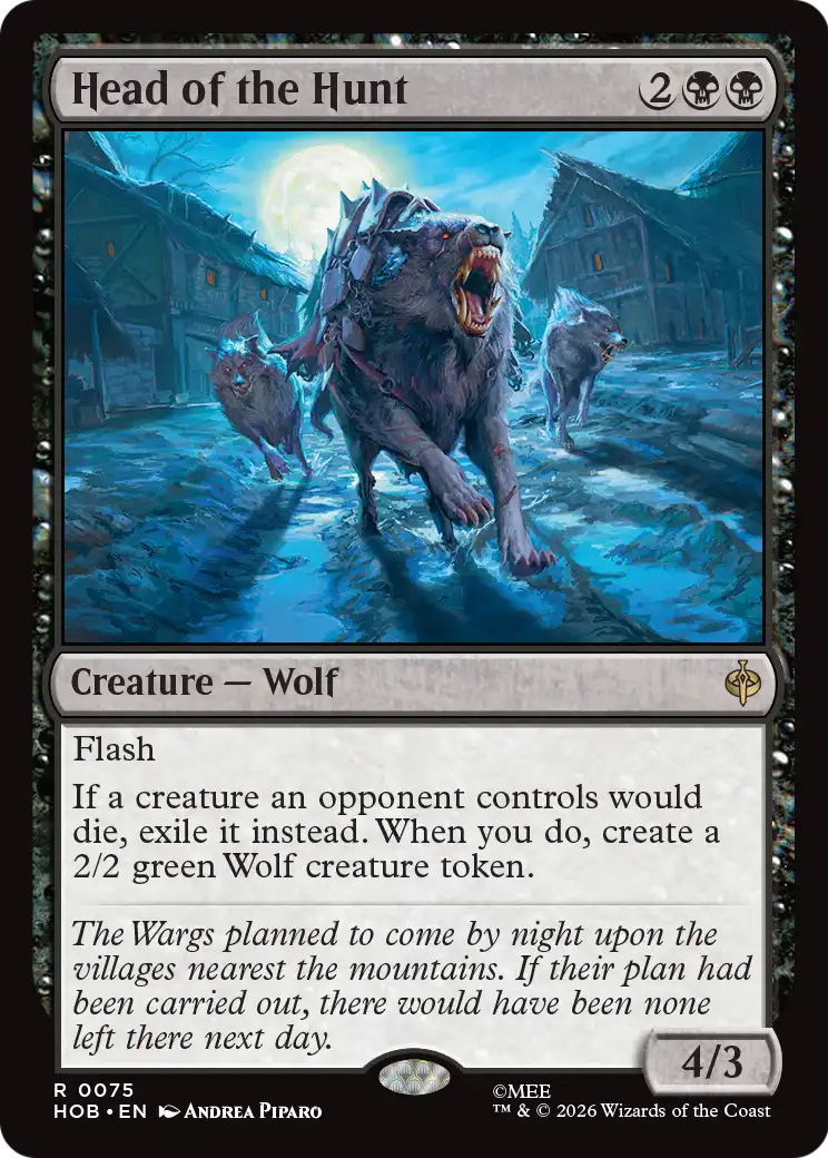 Head of the Hunt [The Hobbit] | Boutique FDB TCG