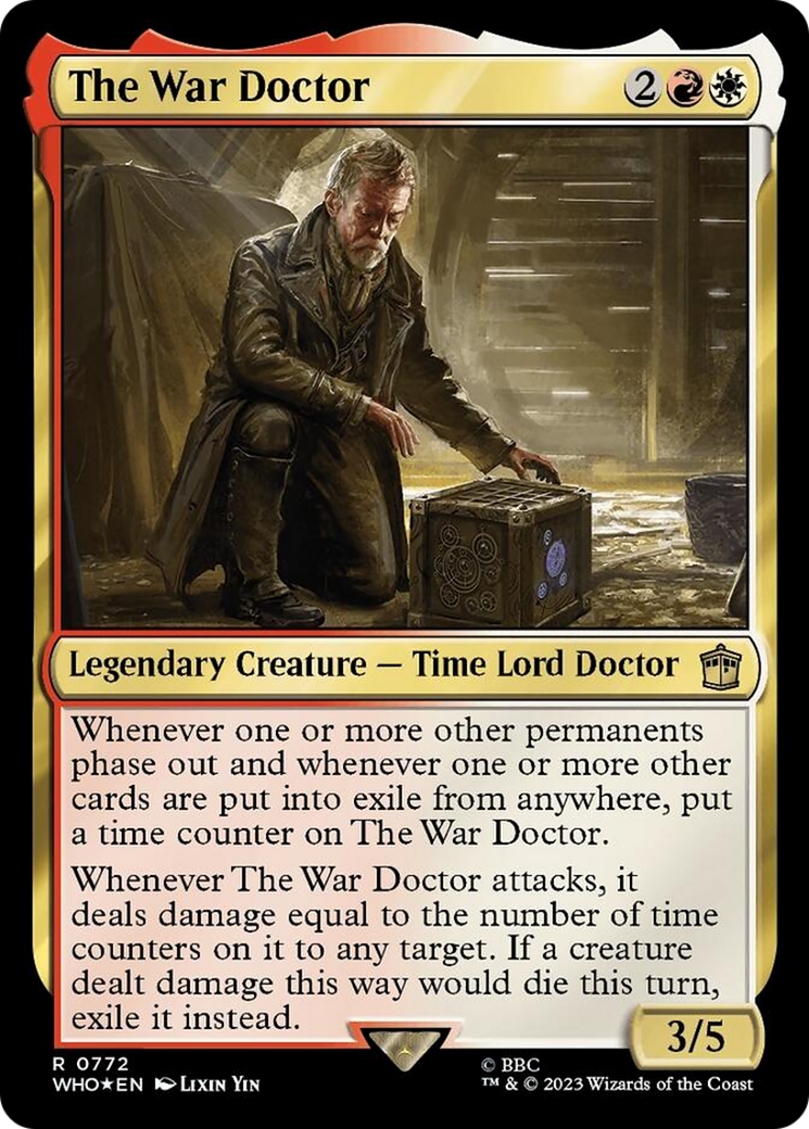 The War Doctor (Surge Foil) [Doctor Who] | Boutique FDB TCG