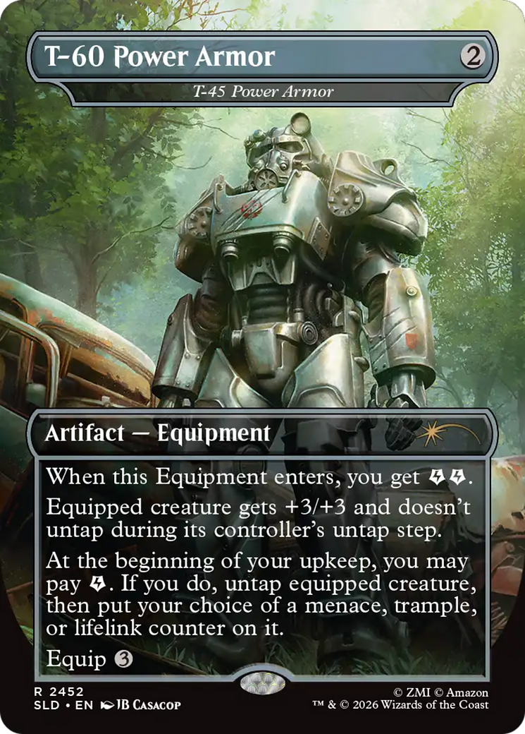 T-60 Power Armor - T-45 Power Armor [Secret Lair Drop Series] | Boutique FDB TCG