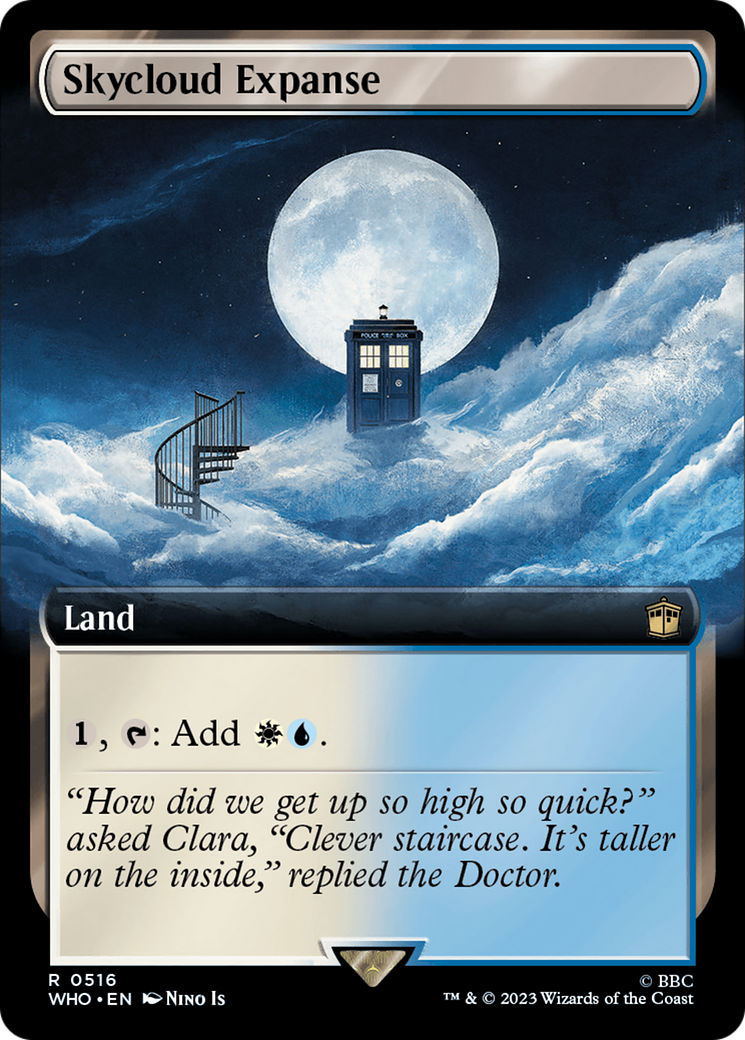 Skycloud Expanse (Extended Art) [Doctor Who] | Boutique FDB TCG