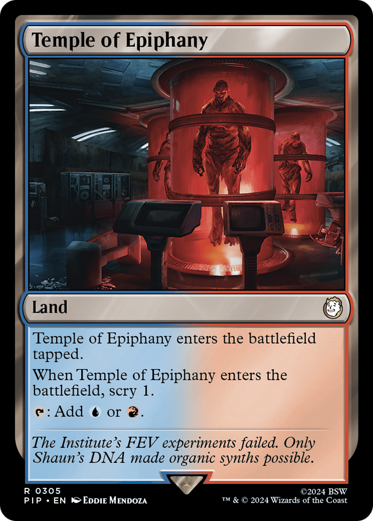 Temple of Epiphany [Fallout] | Boutique FDB TCG