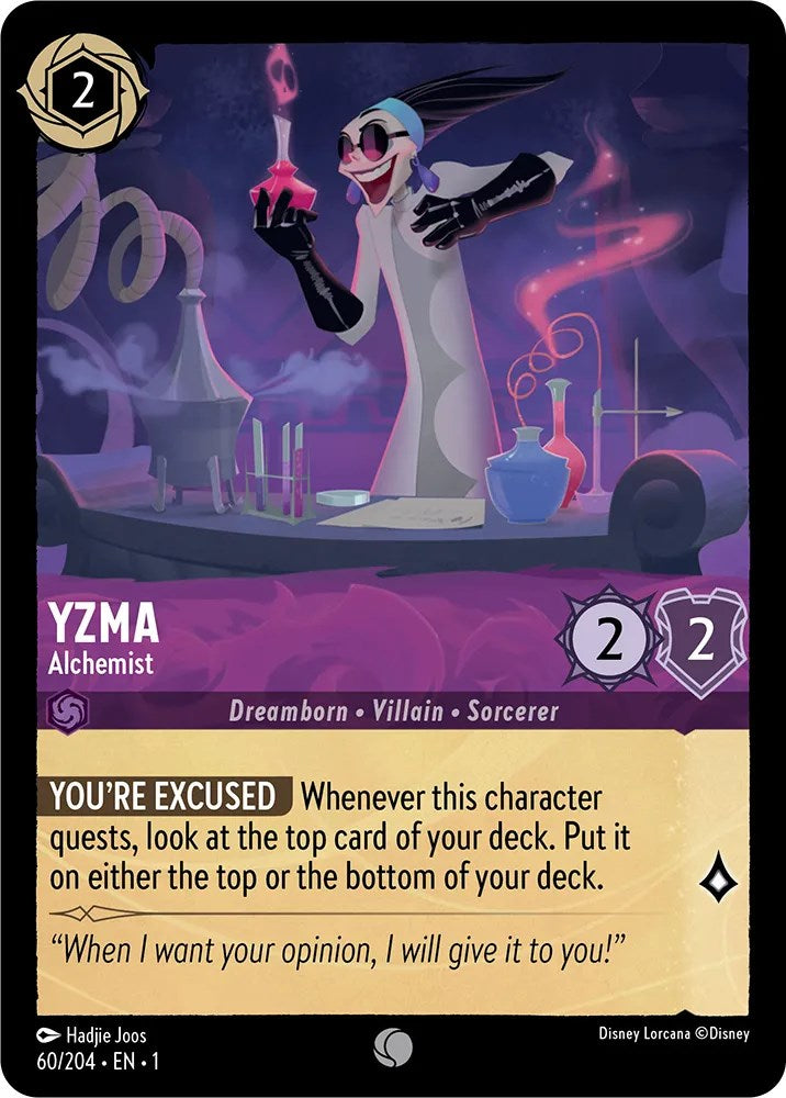 Yzma - Alchemist (60/204) [The First Chapter] | Boutique FDB TCG