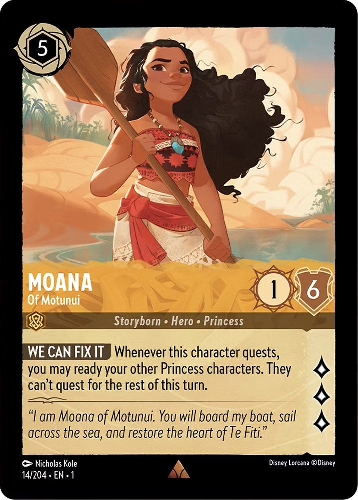 Moana - Of Motunui (14/204) [The First Chapter] | Boutique FDB TCG