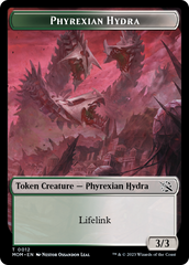 Elemental (9) // Phyrexian Hydra (12) Double-Sided Token [March of the Machine Tokens] | Boutique FDB TCG