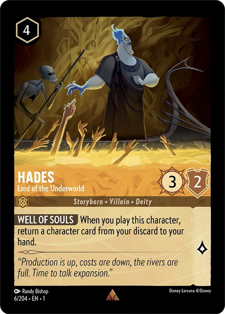 Hades - Lord of the Underworld (6/204) [The First Chapter] | Boutique FDB TCG