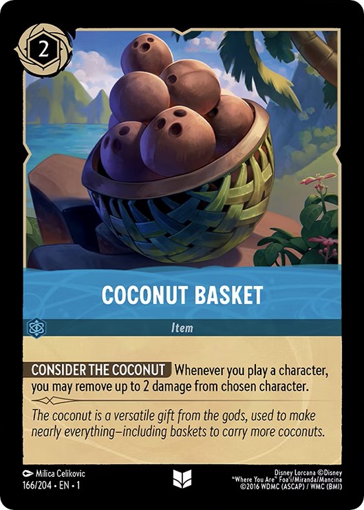 Coconut Basket (166/204) [The First Chapter] | Boutique FDB TCG