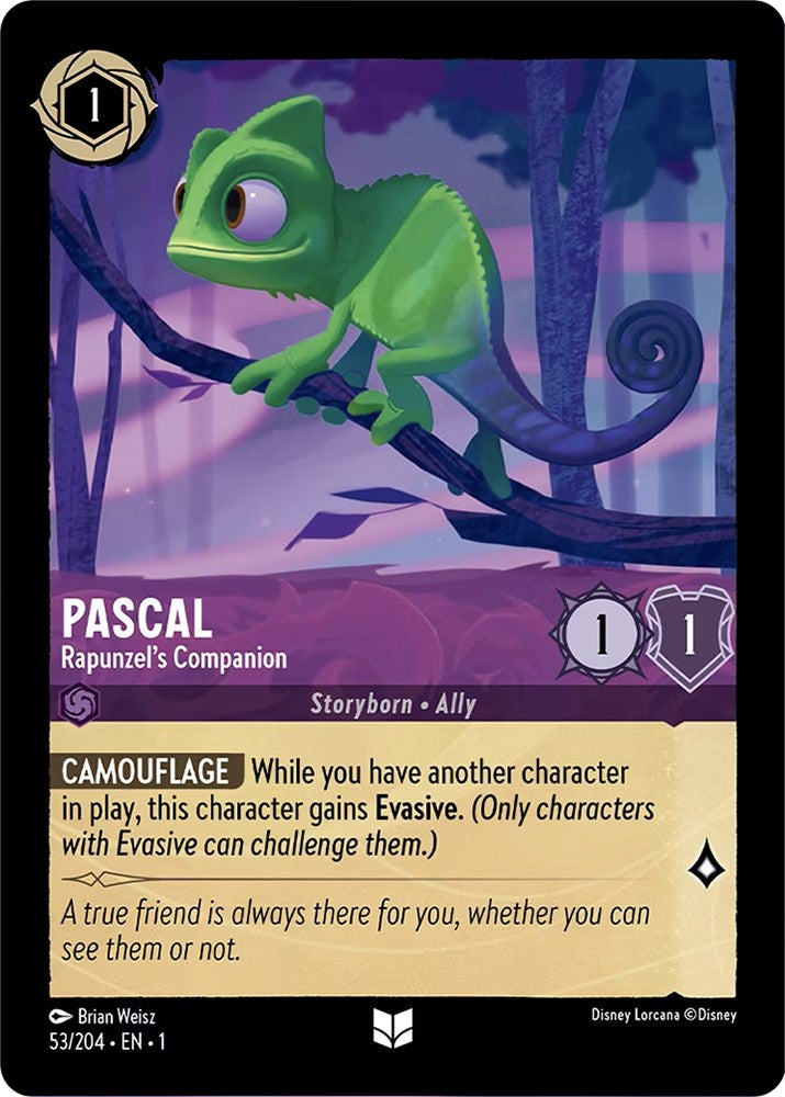 Pascal - Rapunzel's Companion (53/204) [The First Chapter] | Boutique FDB TCG