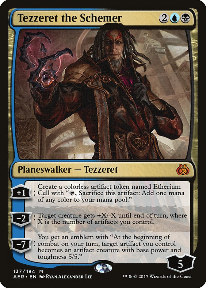 Tezzeret the Schemer [Aether Revolt] | Boutique FDB TCG