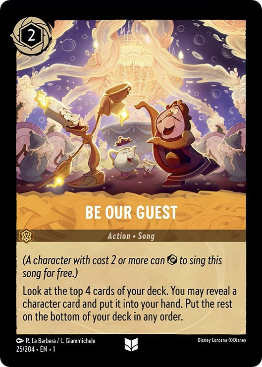 Be Our Guest (25/204) [The First Chapter] | Boutique FDB TCG