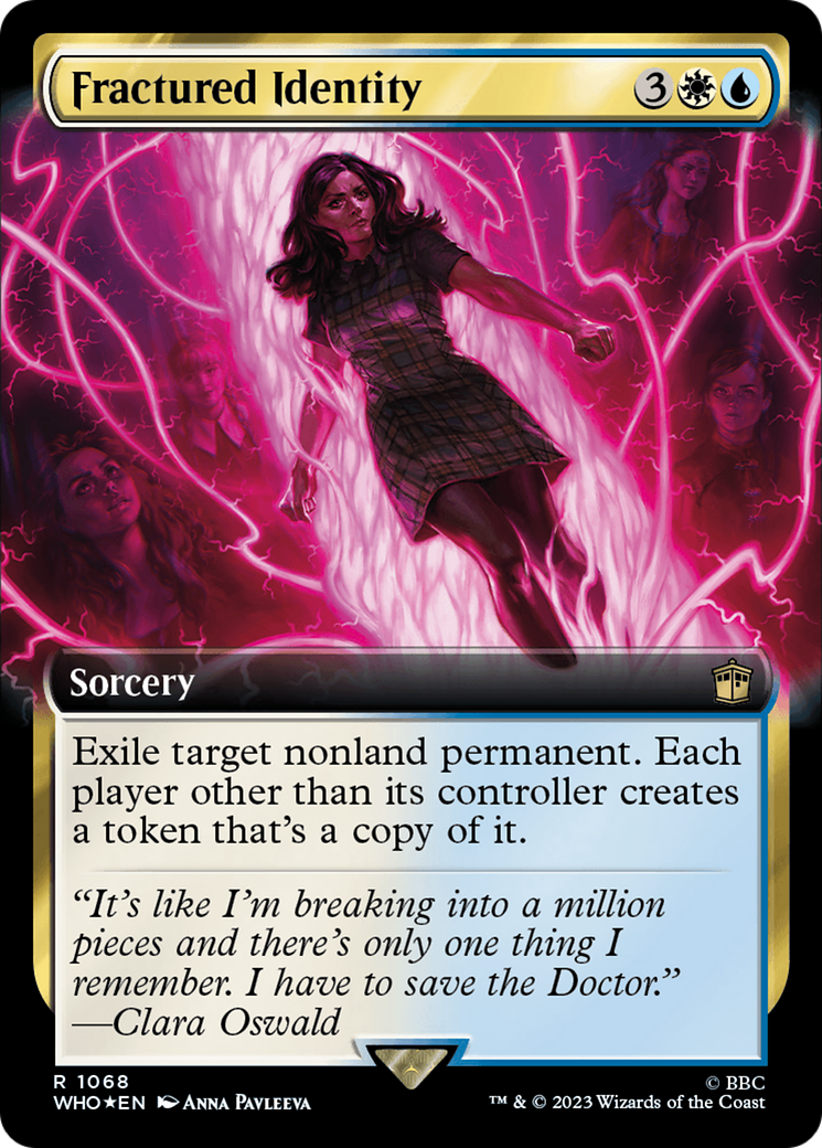 Fractured Identity (Extended Art) (Surge Foil) [Doctor Who] | Boutique FDB TCG