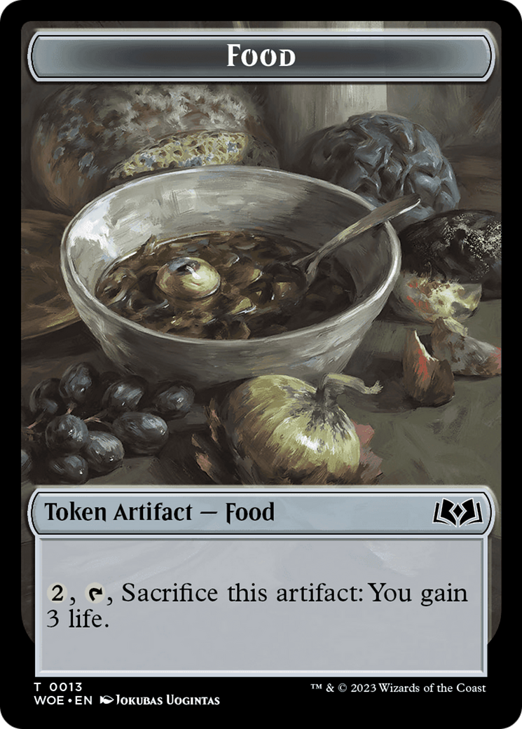 Mouse // Food (0013) Double-Sided Token [Wilds of Eldraine Tokens] | Boutique FDB TCG