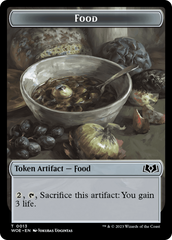 Faerie // Food (0013) Double-Sided Token [Wilds of Eldraine Tokens] | Boutique FDB TCG