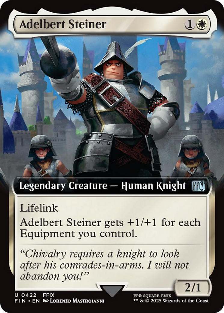 Adelbert Steiner (Extended Art) [FINAL FANTASY] | Boutique FDB TCG