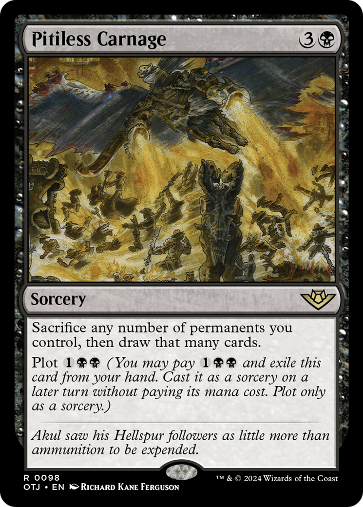 Pitiless Carnage [Outlaws of Thunder Junction] | Boutique FDB TCG