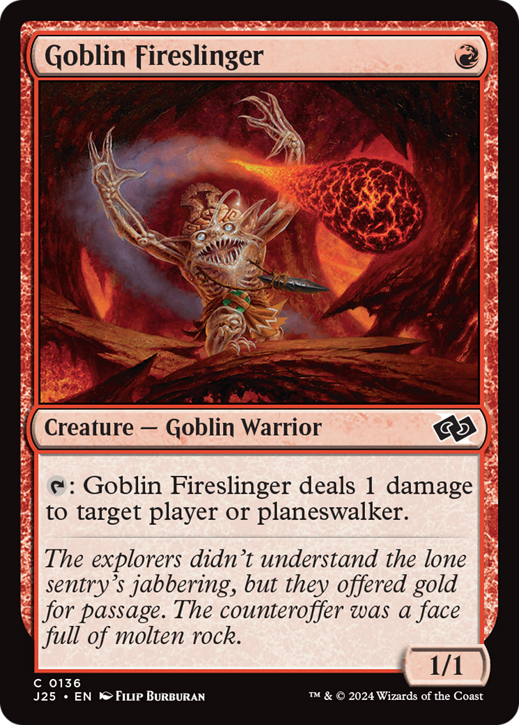 Goblin Fireslinger [Foundations Jumpstart] | Boutique FDB TCG