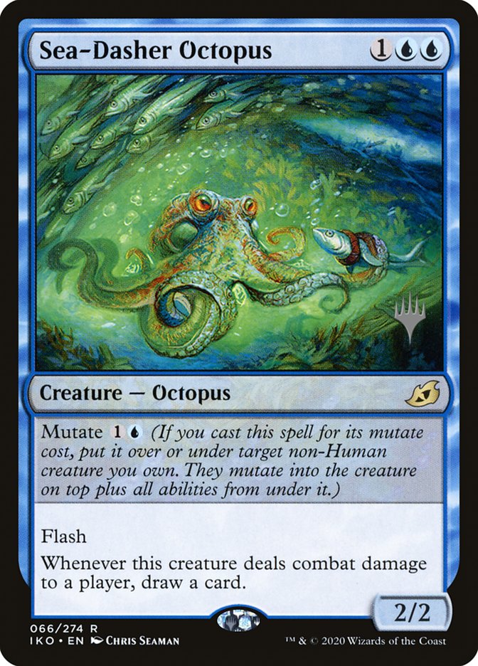 Sea-Dasher Octopus (Promo Pack) [Ikoria: Lair of Behemoths Promos] | Boutique FDB TCG