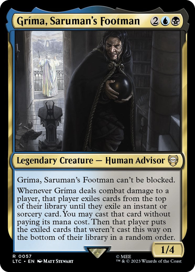 Grima, Saruman's Footman [The Lord of the Rings: Tales of Middle-Earth Commander] | Boutique FDB TCG