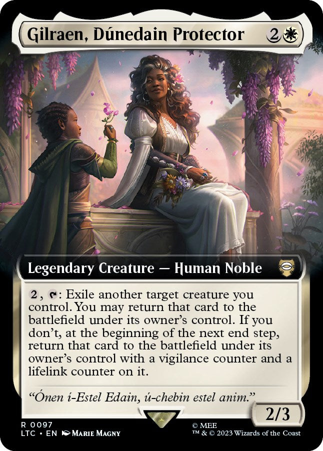 Gilraen, Dunedain Protector (Extended Art) [The Lord of the Rings: Tales of Middle-Earth Commander] | Boutique FDB TCG