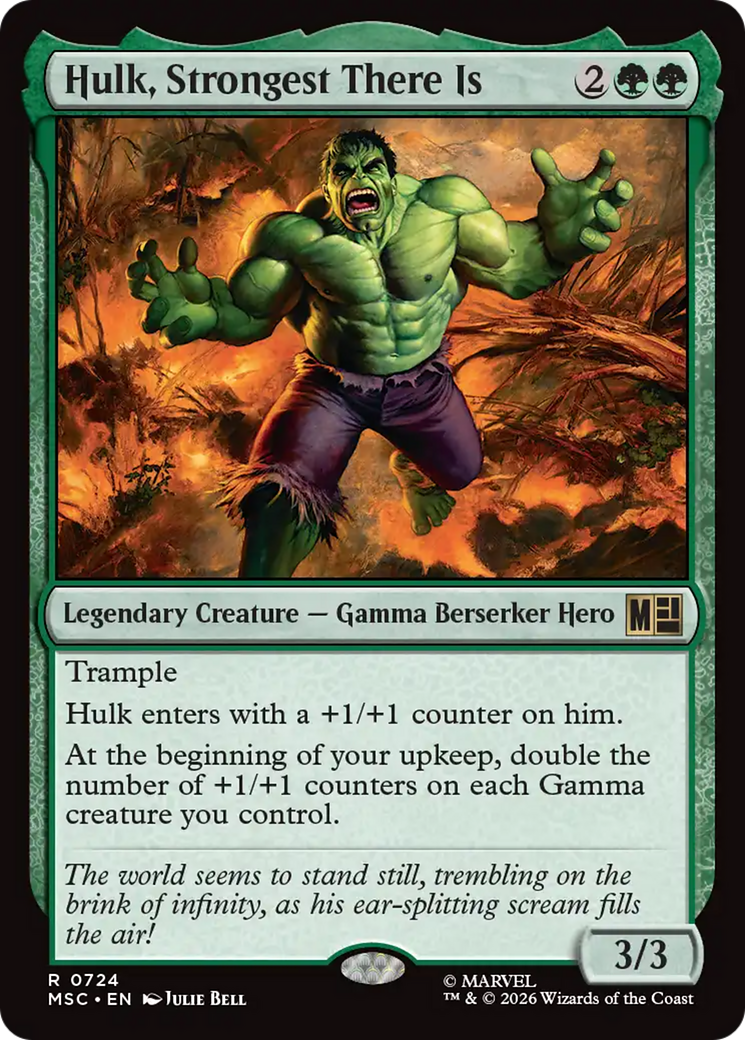 Hulk, Strongest There Is [Marvel Super Heroes Commander] | Boutique FDB TCG