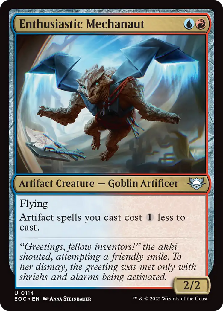Enthusiastic Mechanaut [Edge of Eternities Commander] | Boutique FDB TCG