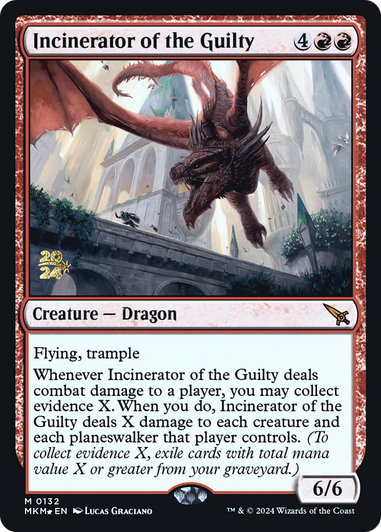 Incinerator of the Guilty [Murders at Karlov Manor Prerelease Promos] | Boutique FDB TCG