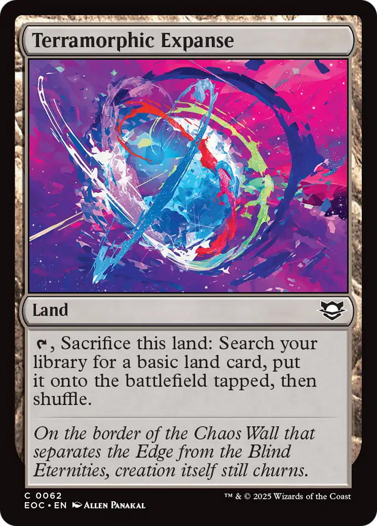 Terramorphic Expanse [Edge of Eternities Commander] | Boutique FDB TCG