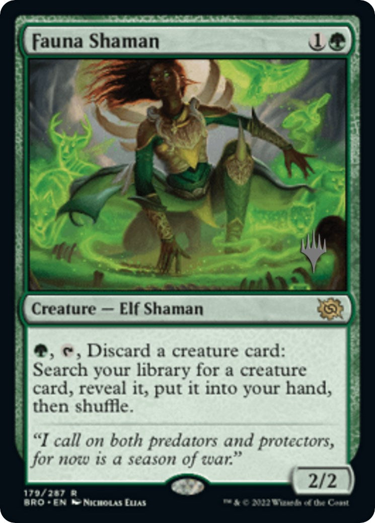 Fauna Shaman (Promo Pack) [The Brothers' War Promos] | Boutique FDB TCG