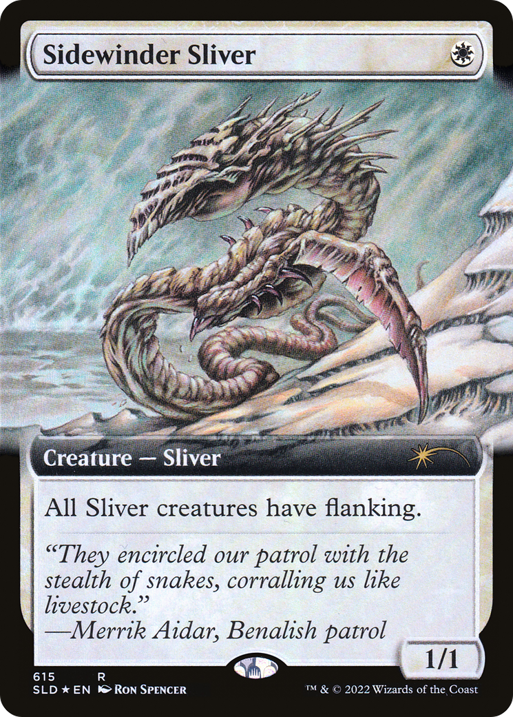 Sidewinder Sliver (Extended Art) [Secret Lair Drop Promos] | Boutique FDB TCG