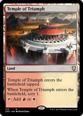 Temple of Triumph [Phyrexia: All Will Be One Commander] | Boutique FDB TCG