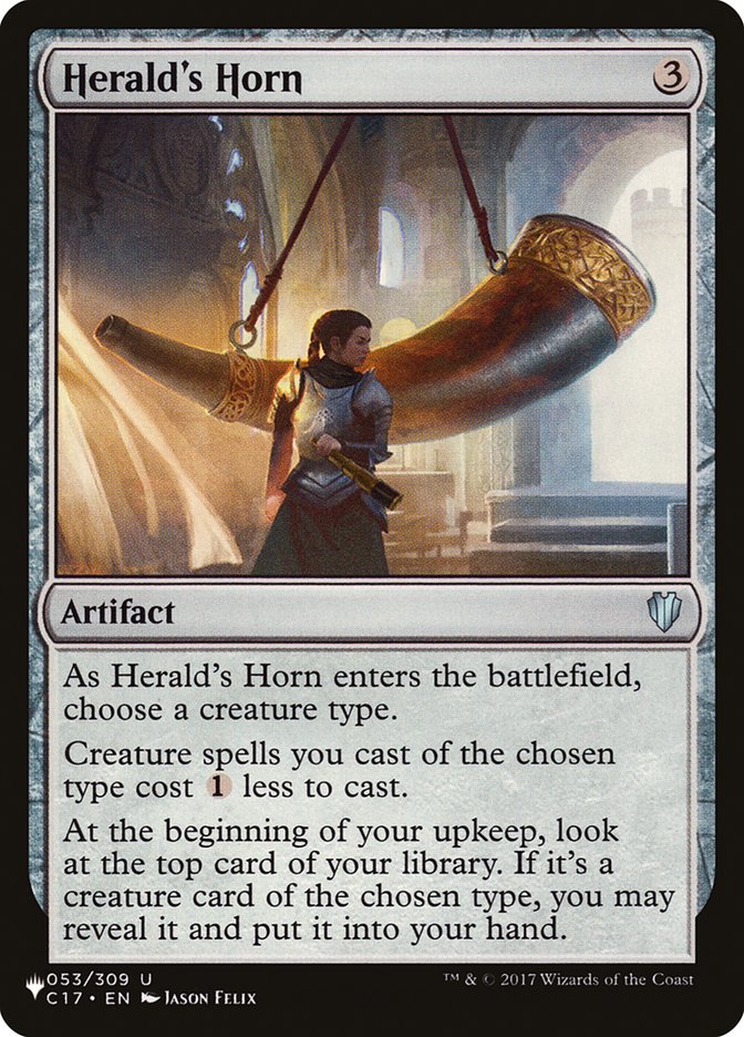 Herald's Horn [The List] | Boutique FDB TCG