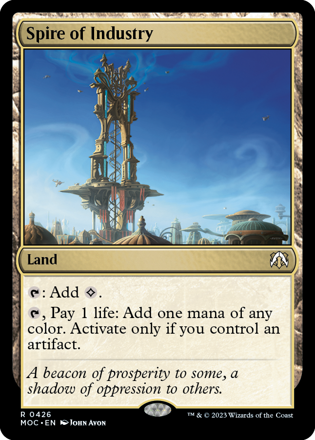 Spire of Industry [March of the Machine Commander] | Boutique FDB TCG