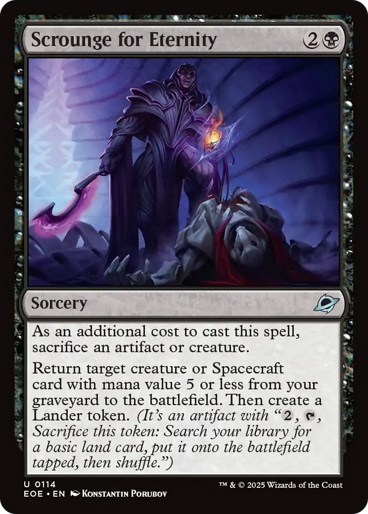 Scrounge for Eternity [Edge of Eternities] | Boutique FDB TCG