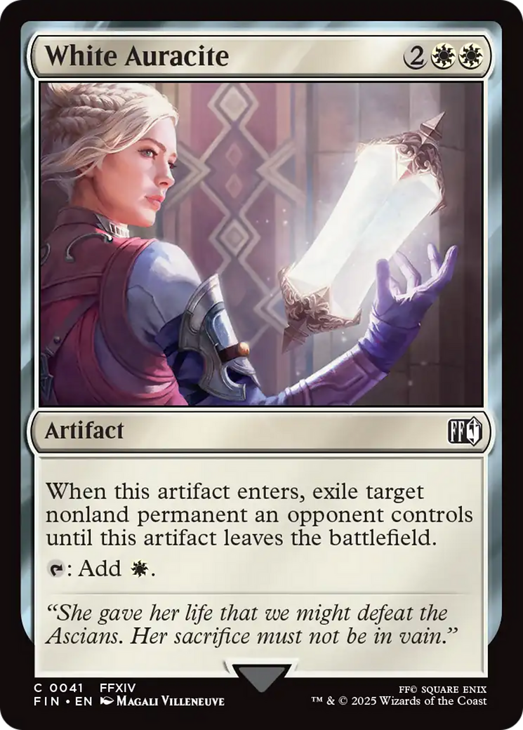 White Auracite [FINAL FANTASY] | Boutique FDB TCG