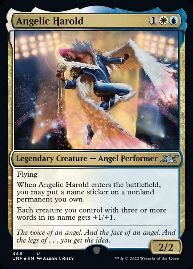 Angelic Harold (Galaxy Foil) [Unfinity] | Boutique FDB TCG