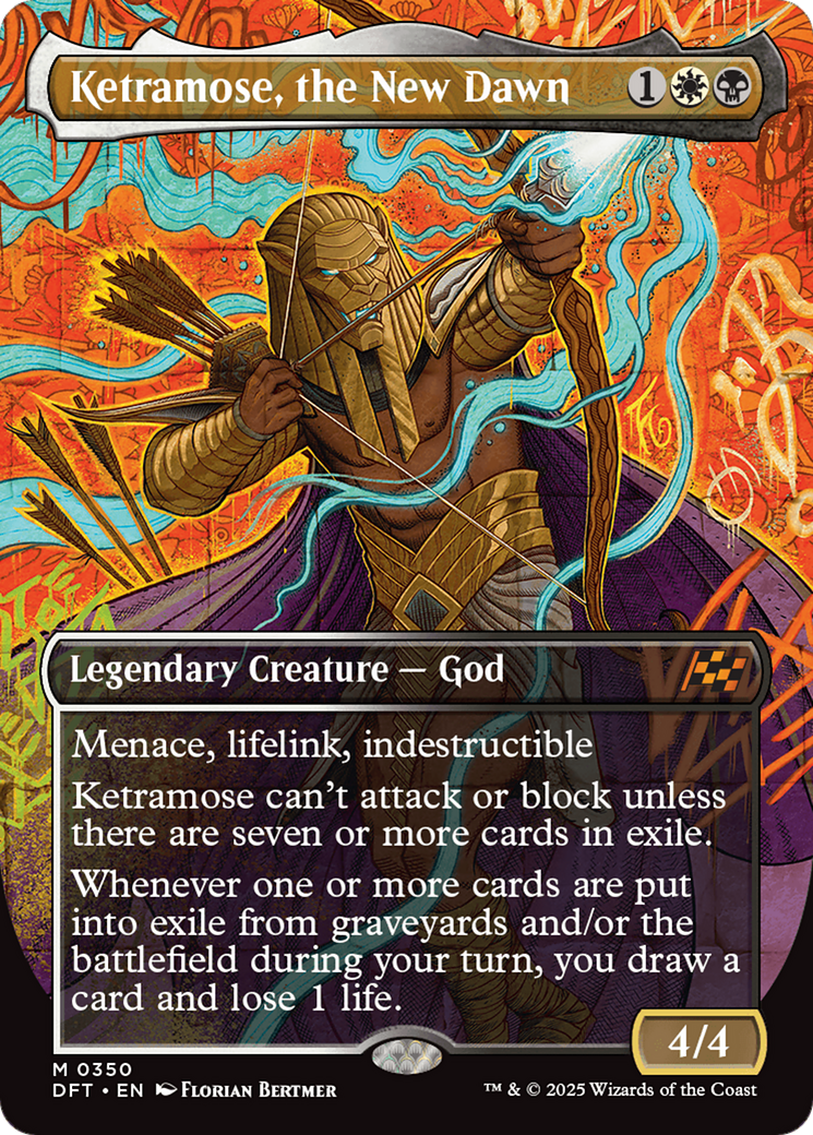 Ketramose, the New Dawn (Borderless) [Aetherdrift] | Boutique FDB TCG