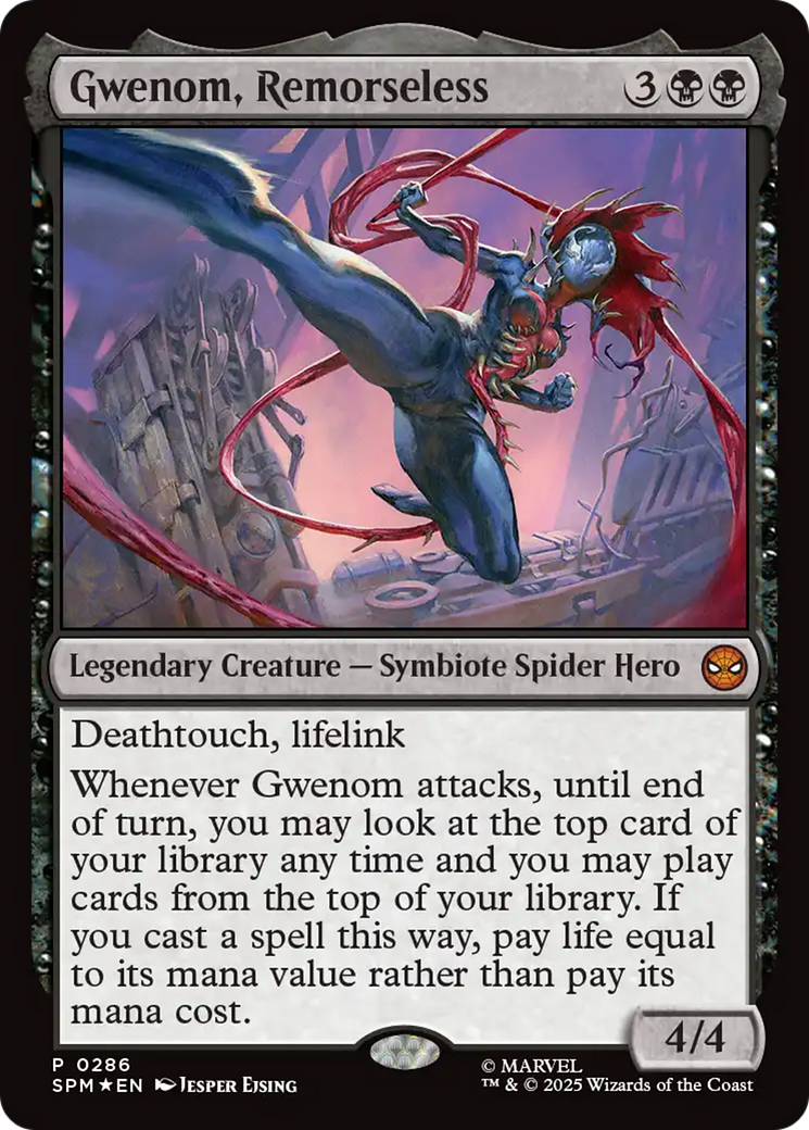 Gwenom, Remorseless [Marvel's Spider-Man Promos] | Boutique FDB TCG
