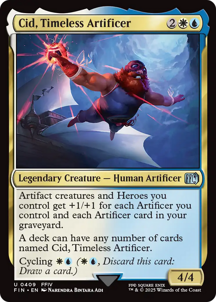 Cid, Timeless Artificer (0409) [FINAL FANTASY] | Boutique FDB TCG