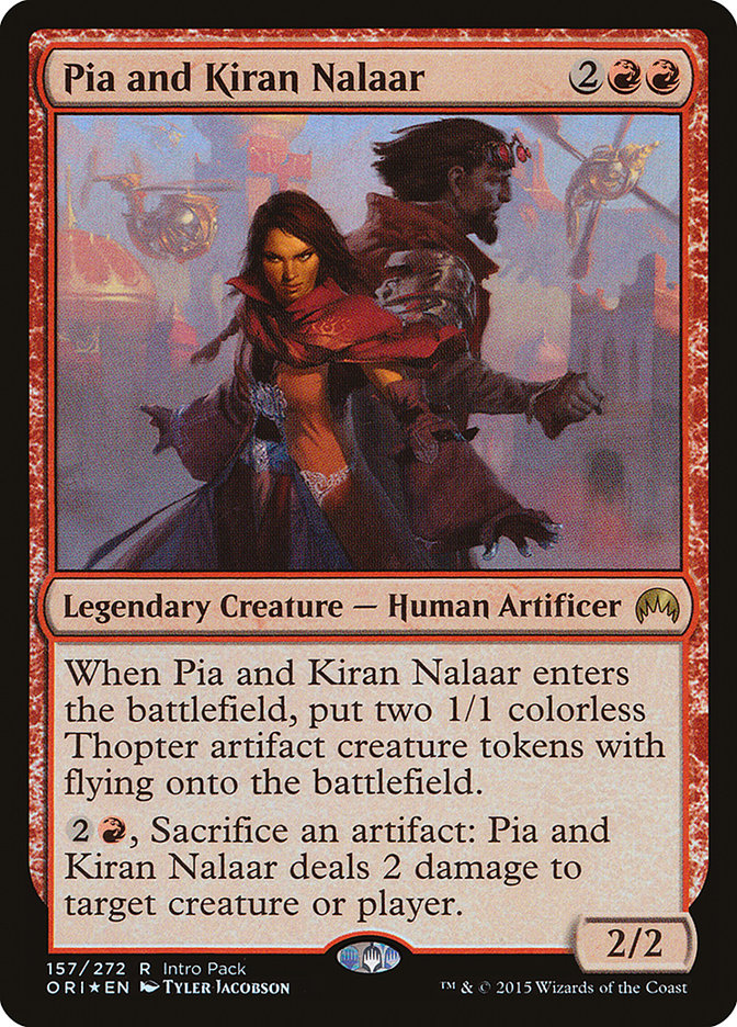 Pia and Kiran Nalaar (Intro Pack) [Magic Origins Promos] | Boutique FDB TCG