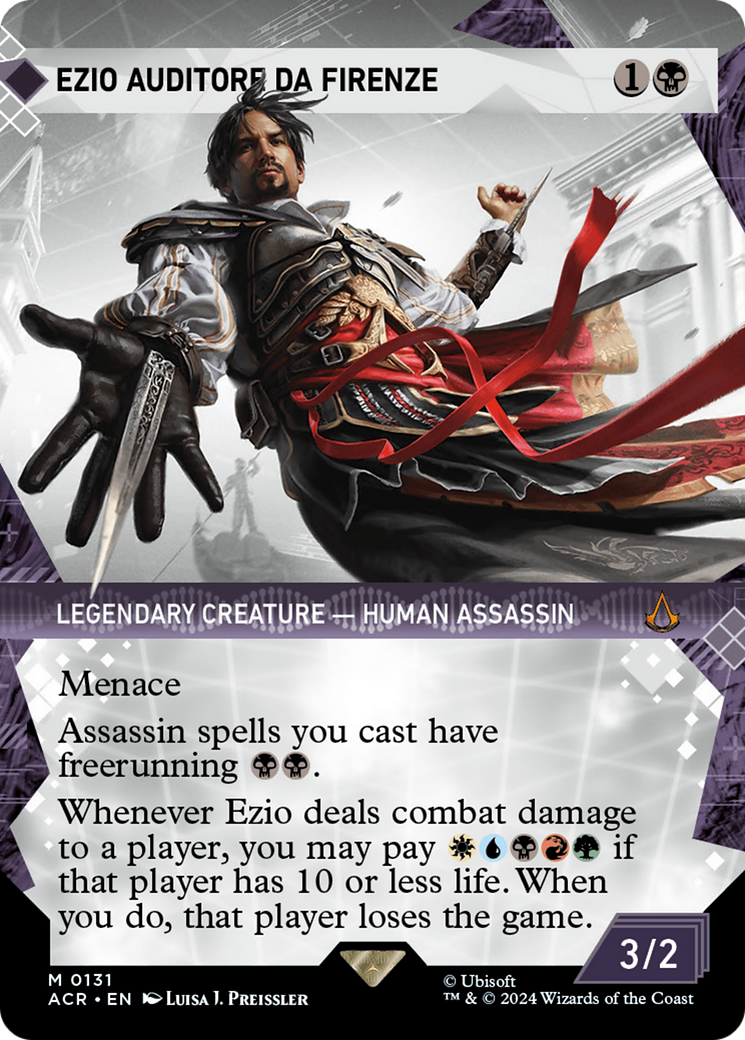 Ezio Auditore da Firenze (Showcase) [Assassin's Creed] | Boutique FDB TCG