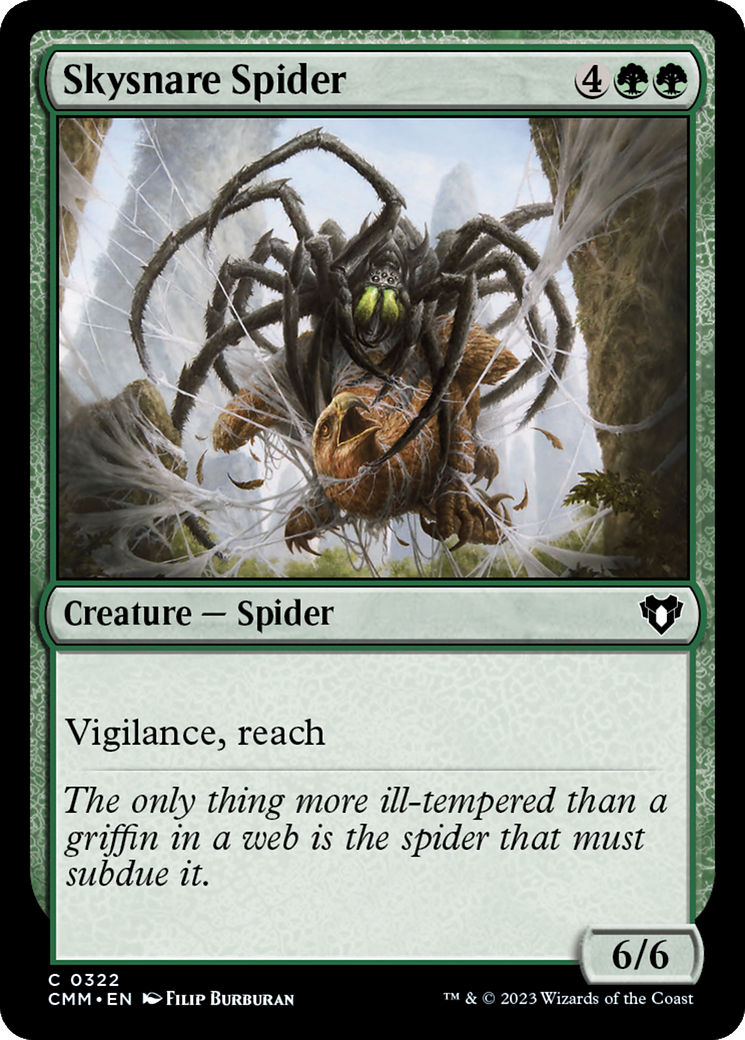 Skysnare Spider [Commander Masters] | Boutique FDB TCG