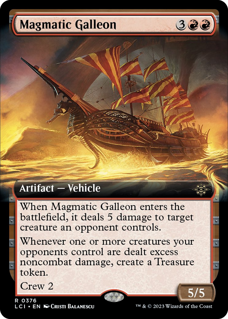 Magmatic Galleon (Extended Art) [The Lost Caverns of Ixalan] | Boutique FDB TCG