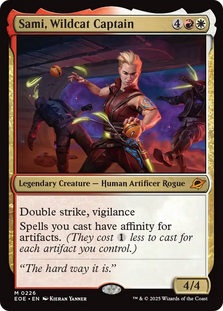 Sami, Wildcat Captain [Edge of Eternities] | Boutique FDB TCG