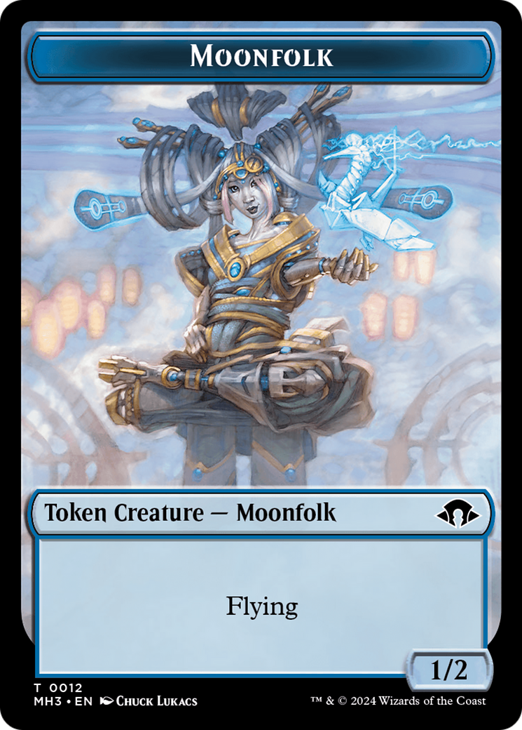 Moonfolk // Energy Reserve Double-Sided Token [Modern Horizons 3 Tokens] | Boutique FDB TCG