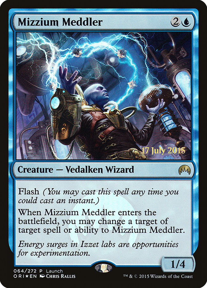 Mizzium Meddler (Launch) [Magic Origins Promos] | Boutique FDB TCG