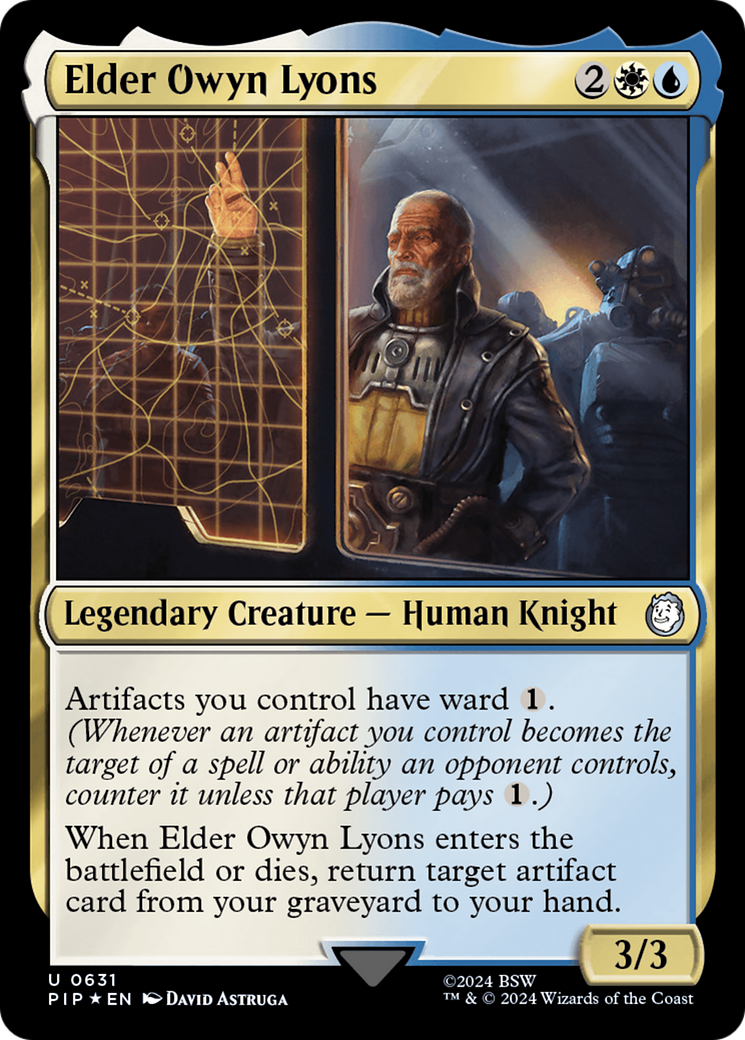 Elder Owyn Lyons (Surge Foil) [Fallout] | Boutique FDB TCG