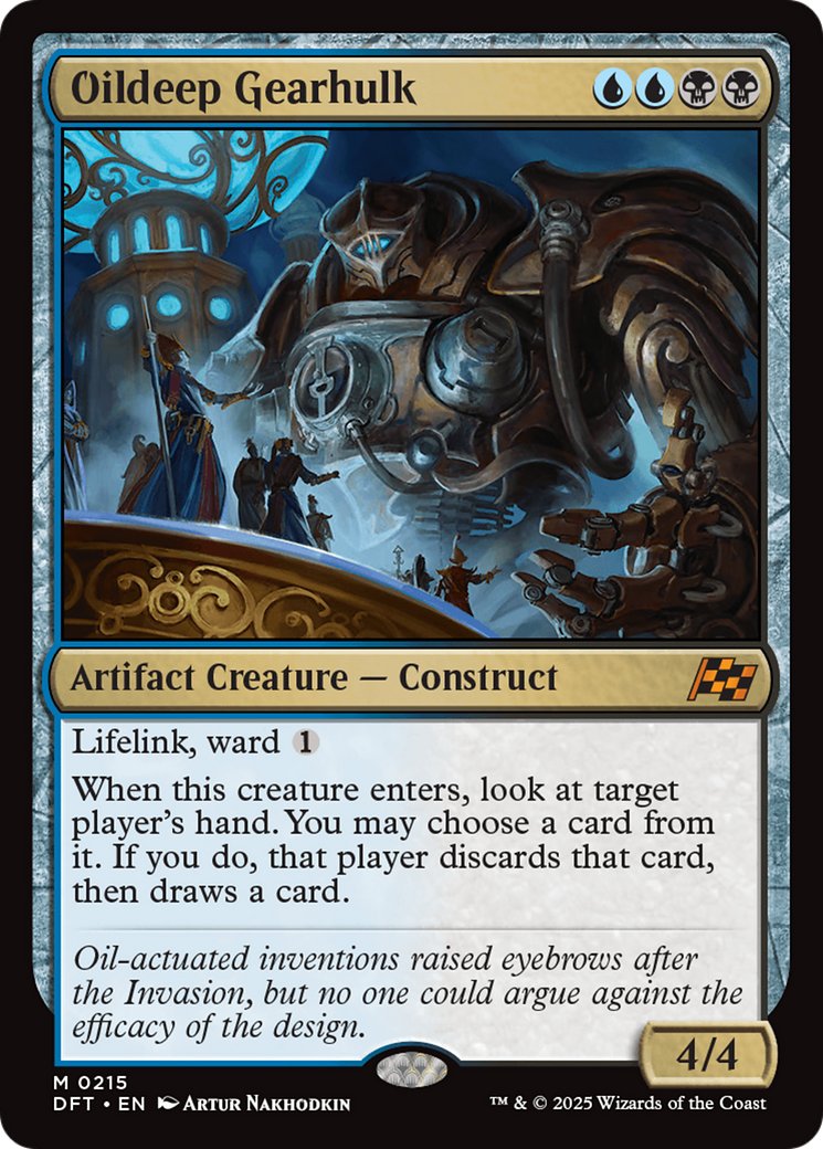 Oildeep Gearhulk [Aetherdrift] | Boutique FDB TCG