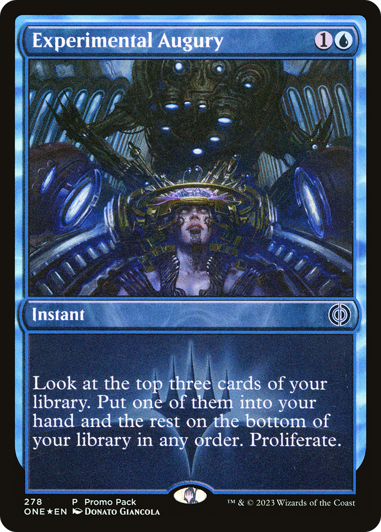 Experimental Augury (Promo Pack) [Phyrexia: All Will Be One Promos] | Boutique FDB TCG