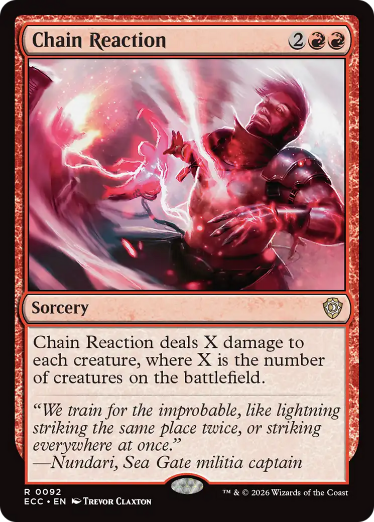 Chain Reaction [Lorwyn Eclipsed Commander] | Boutique FDB TCG