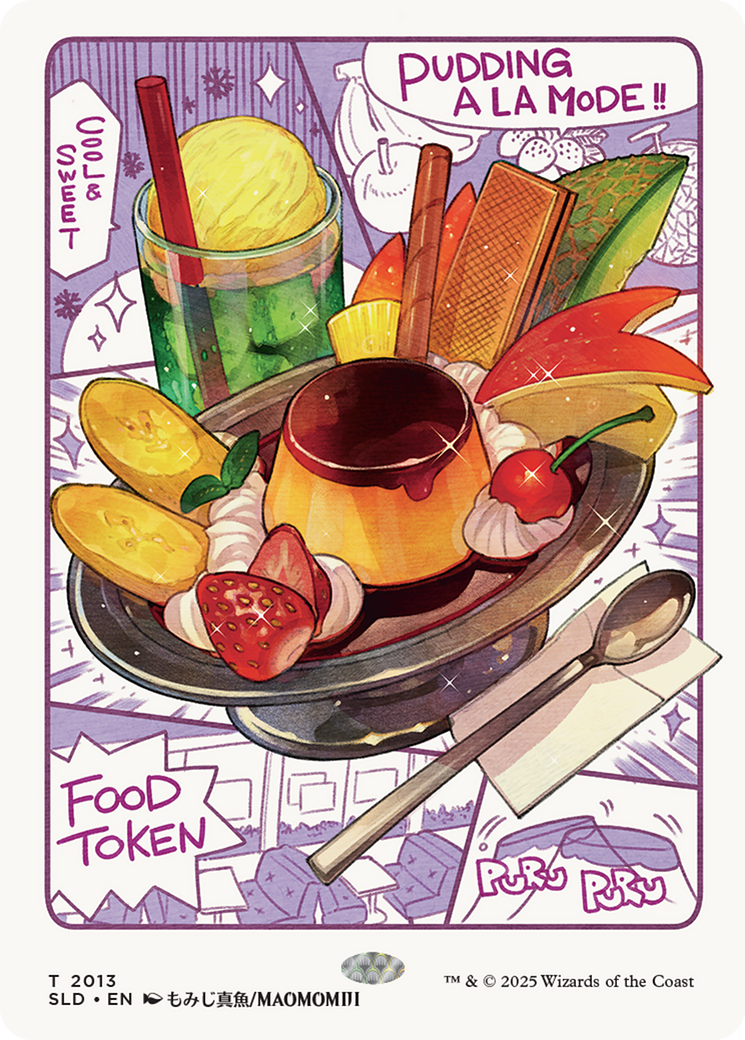 Food Token (2013) (Rainbow Foil) [Secret Lair Drop Series] | Boutique FDB TCG
